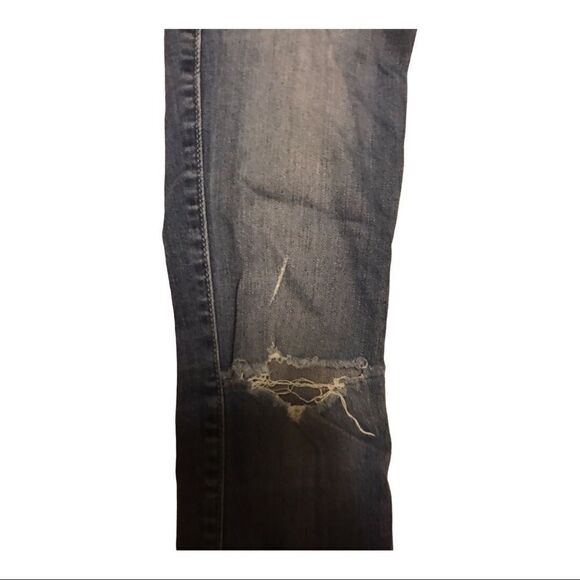 Hollister Distressed Ripped Blue Jeans Waist 25 1R - Picture 8 of 9